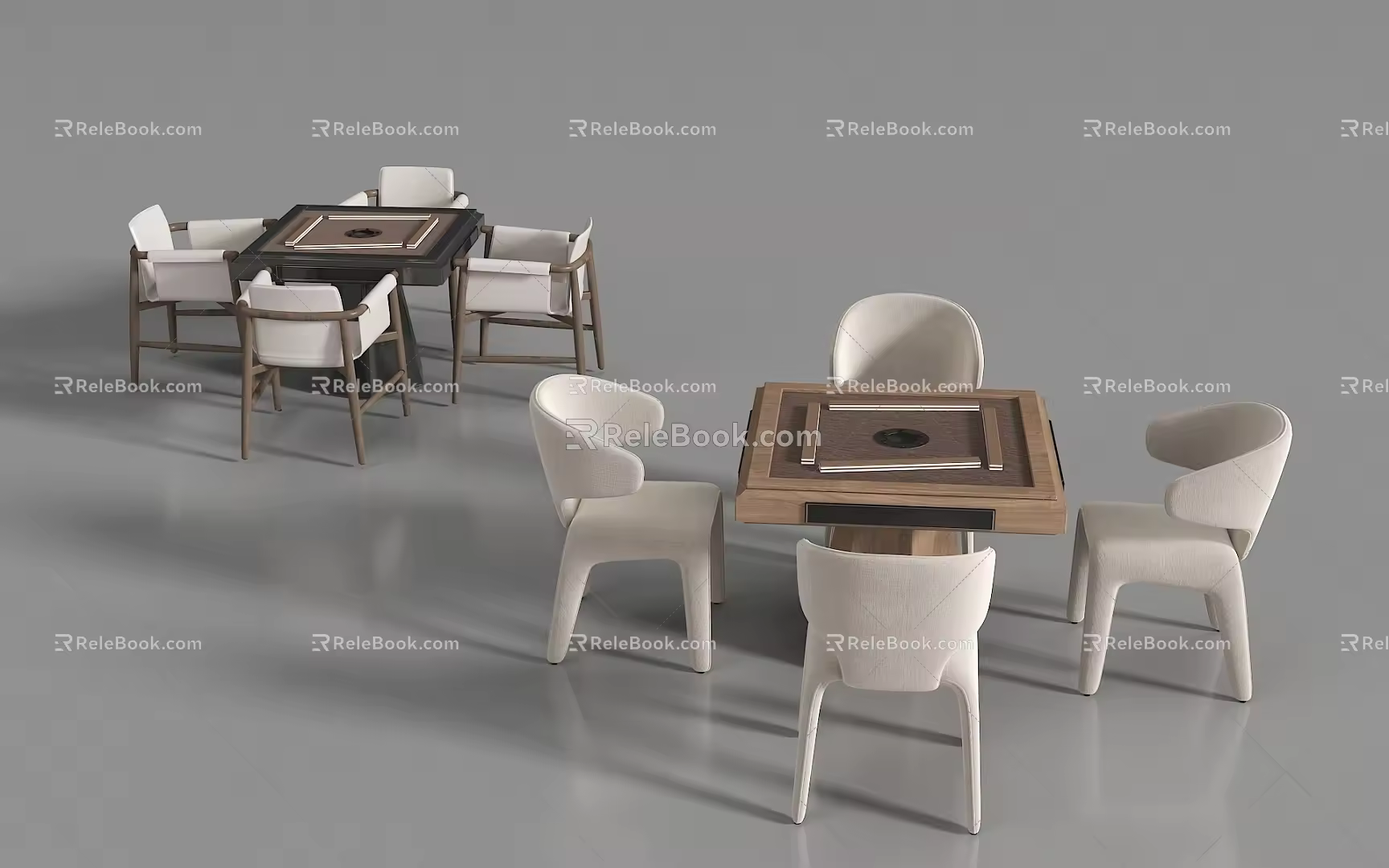 Mahjong Table 3d model