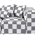 RH FULHAM UPHOLSTERED LEFT Multiplayer Sofa Modern Sofa Sandplace Art Sofa 3d model