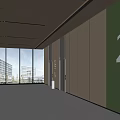 Elevator hall 3d model