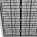 Industrial Metal Pipes Grid Structure Installation On Building Ceiling 3d model