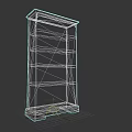 Wooden Standing Bookshelf With Multiple Shelves For Home Library Storage
