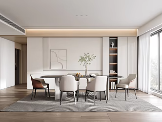 Modern Restaurant 3d model