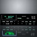Pioneer Ford Car Computer Infotainment System With FM Radio Digital Screen And Control Buttons