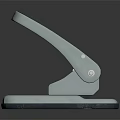 Light Blue And Dark Blue Ergonomic Hole Puncher For Office And Home Use