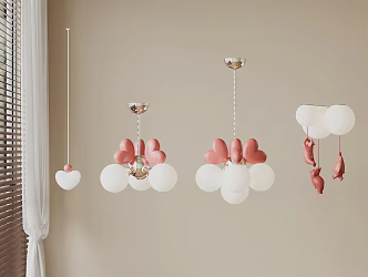 Modern Children's Room Chandelier Children's Chandelier 3d model