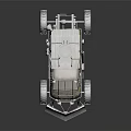 Rugged Off Road Vehicle With Large Tires Front Plow And Industrial Design