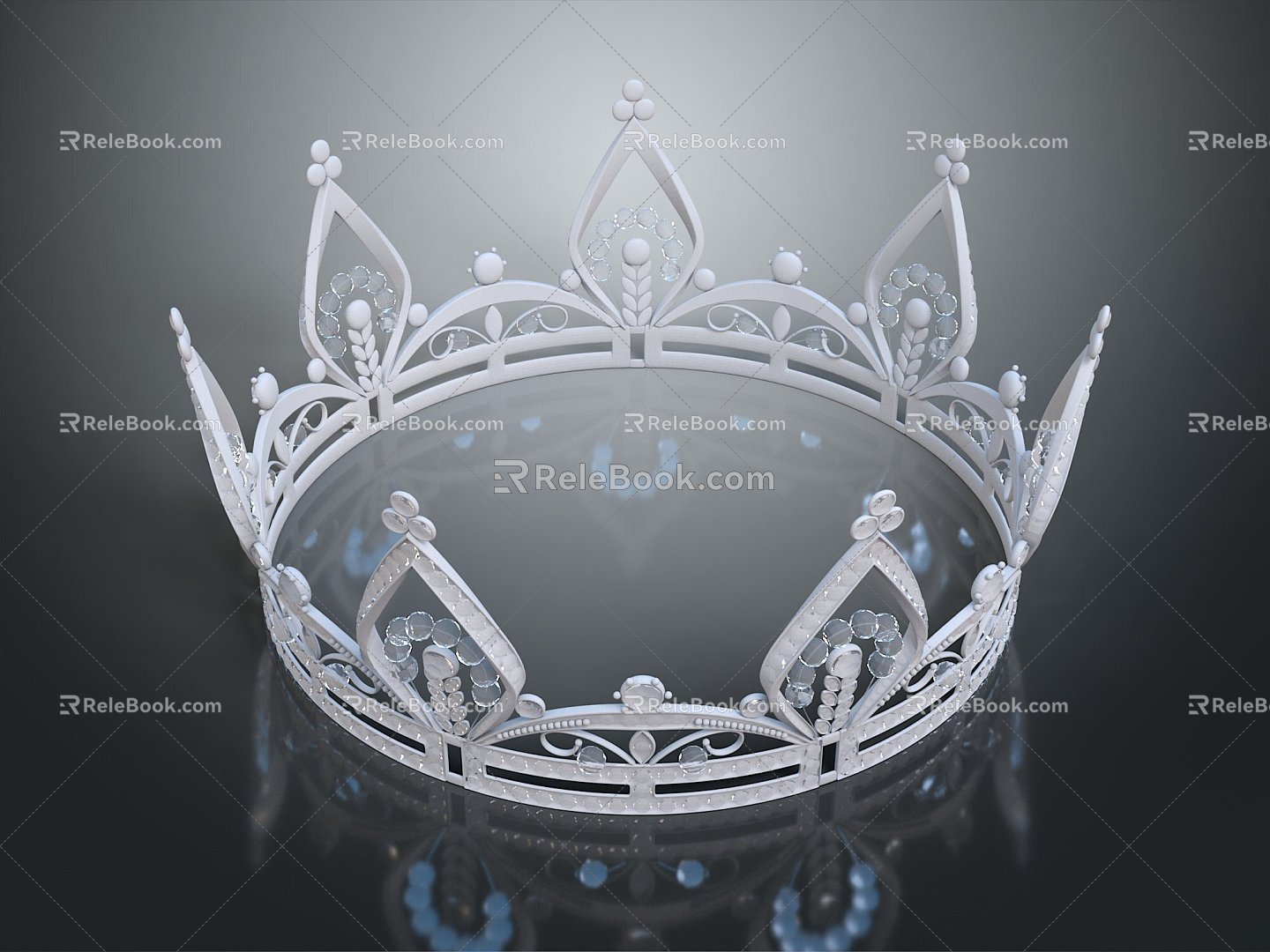 Modern Crown Crown Crown Crown Crown Home Ornaments 3d model