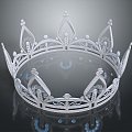 Modern Crown Crown Crown Crown Crown Home Ornaments 3d model