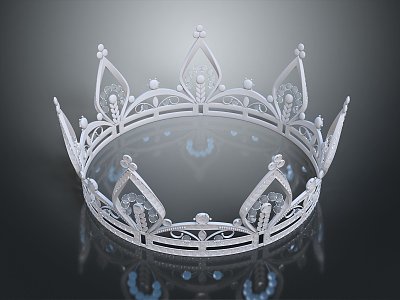 Modern Crown Home Ornaments 3d model