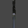 Sci-fi submachine gun 3d model