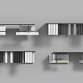 Modern Pergola Structural Designs With Geometric Lines And Open Framework Elements