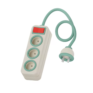 Modern patch panel cartoon patch panel 3d model