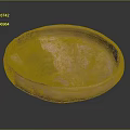 Handcrafted Pink Ceramic Bowl With Metallic Accent As Decorative Household Item