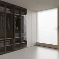 Cloakroom Wardrobe Lazy Sofa Floor Lamp Minimalist Cloakroom 3d model