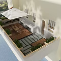 Modern Public Office Space Interior With Wooden Desks Black Chairs Windows And Glass Door