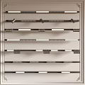 Modern Downlights And Spotlights Displayed In Rows With Various Designs