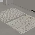 Square carpet 3d model