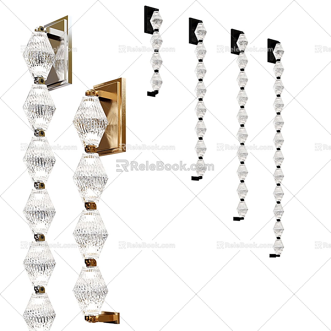 COLLIER wall lamp series 3d model