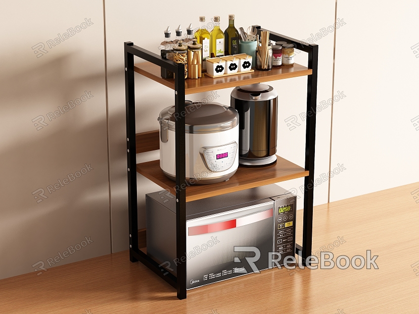 Modern Storage Rack Kitchen Storage Rack model