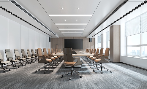 Modern Conference Room Large Conference Room 3d model