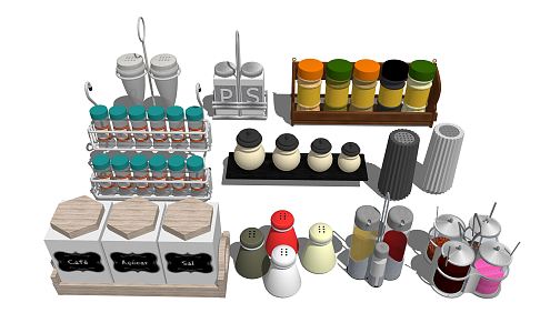 Modern Seasoning Bottle 3d model