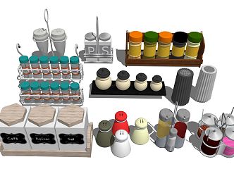 Modern Seasoning Bottle 3d model