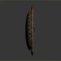 Medieval Shield Ancient Shield Defensive Weapon Ancient Shield Iron Shield Protective Shield Wooden Shield 3d model