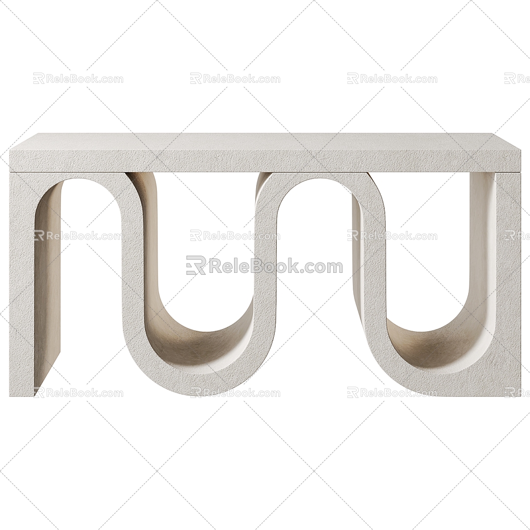 Hook Furniture Silent Wind Entrance End View Desk 3d model