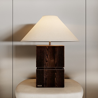 Modern Table Lamp Wooden Table Lamp 3d model