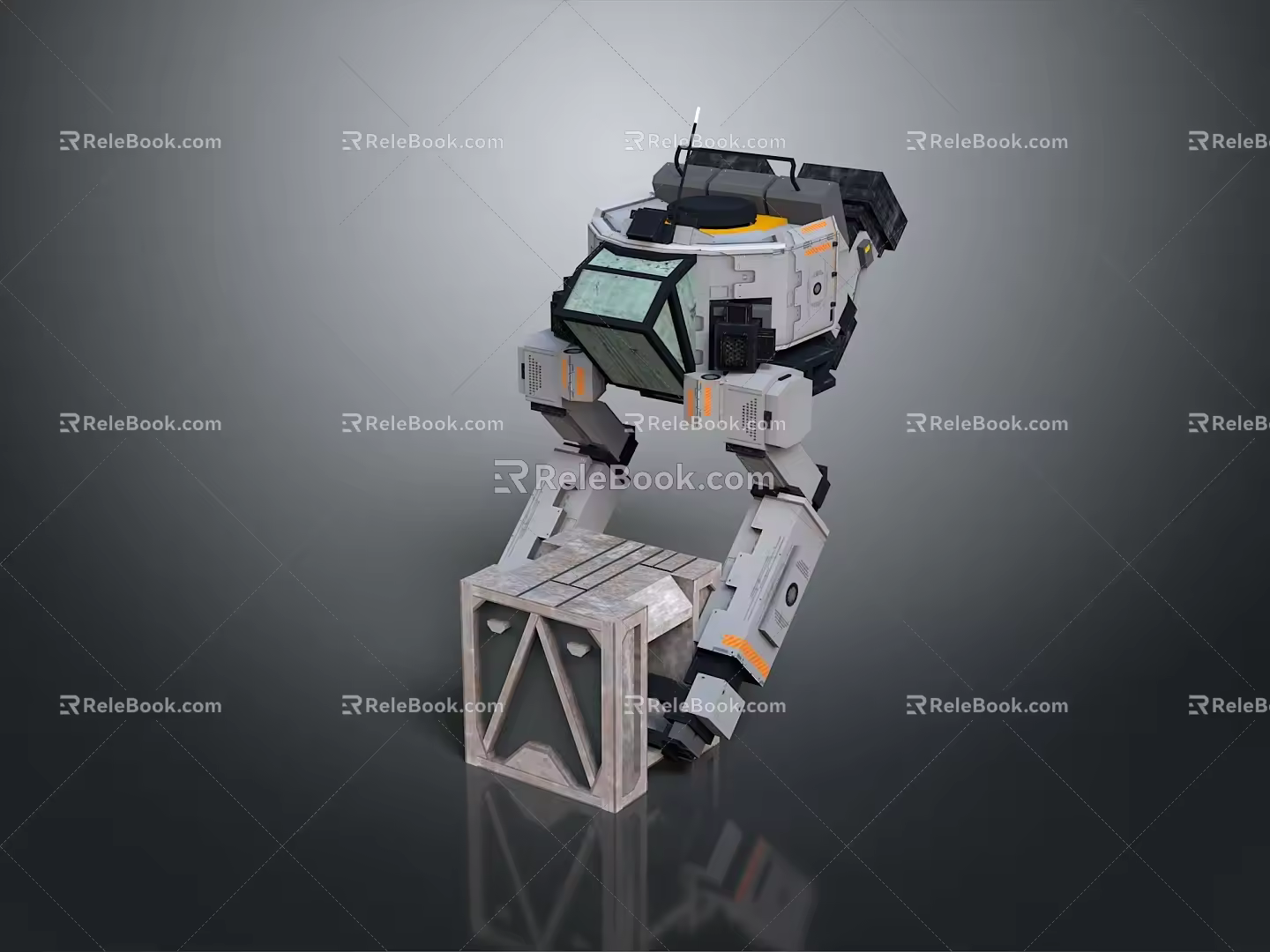 Mech Warrior Mech Soldier Machine Battlearm Mechanical Battlearm Machine Fighter Robot 3d model