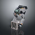 Mech Warrior Mech Soldier Machine Battlearm Mechanical Battlearm Machine Fighter Robot 3d model