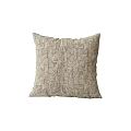 Brown Decorative Throw Pillows With Geometric Floral Herringbone Patterns And Velvet Texture