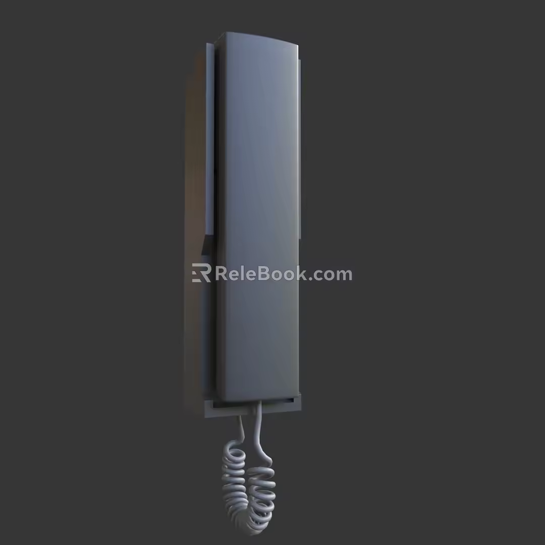 Visual Access Control Visual Telephone Video Telephone Access Control Intercom System Building Video Intercom System Electronic Equipment Intelligent Electronics 3d model