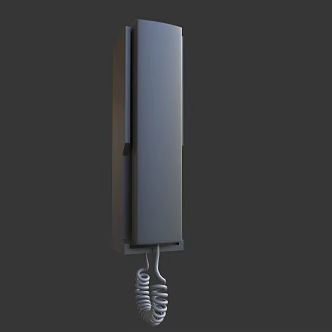 Visual Access Control Visual Telephone Video Telephone Access Control Intercom System Building Video Intercom System Electronic Equipment Intelligent Electronics 3d model