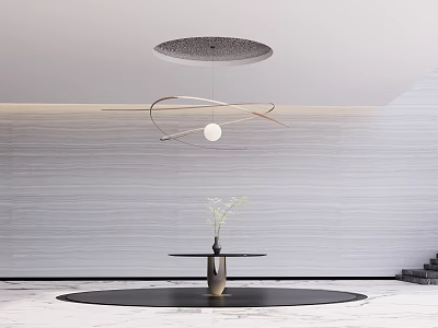 Light Luxury Chandelier 3d model