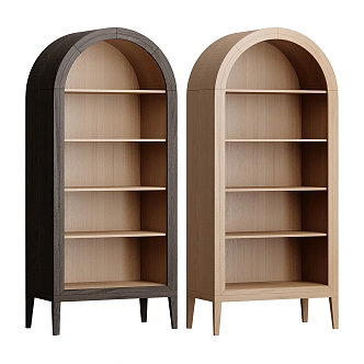 Nordic Simple Bookcase 3d model