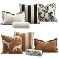 Decorative Throw Pillows With Animal Patterns Striped Designs And Solid Colors