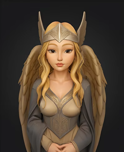Film and television animation characters goddess 3d model Film and television animation characters goddess 3d model