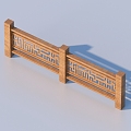 Railing Guardrail Fence 3d model