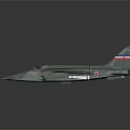 Green Camouflage Space Aircraft Model With Red Blue Insignia For Cosmic Exploration