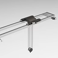 Industrial Linear Rail Equipment With Metal Track And Hanging Drive System