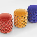 Modern sofa stool 3d model