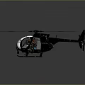Space Exploration Helicopter Model With White Body And Black Rotor Parts