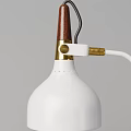 Elegant Modern White Floor Lamp With Conical Shade And Slim Pole Design For Minimalist Interiors
