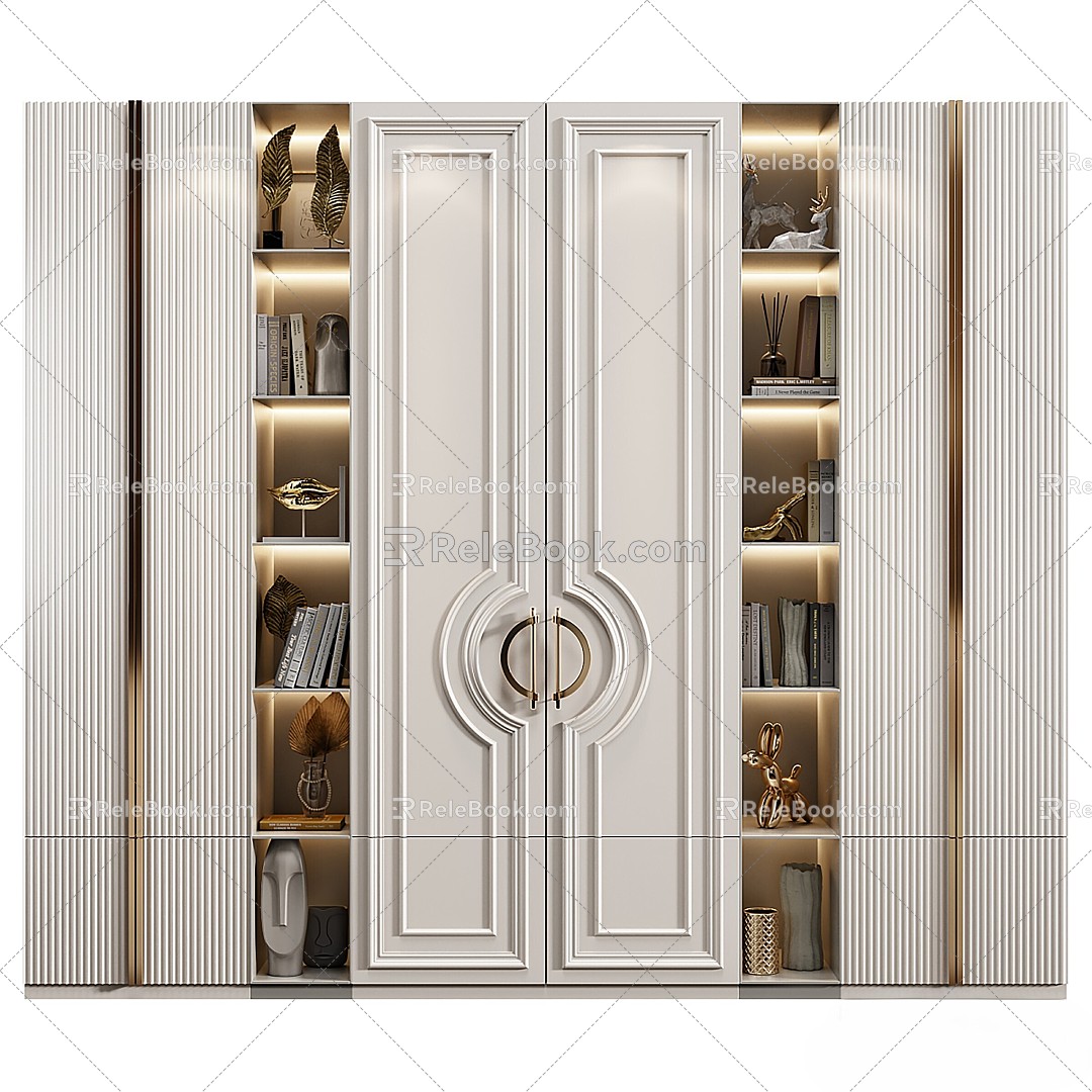 Neoclassical wardrobe 3d model