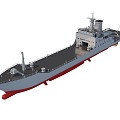 Type 072 Landing Ship Modern Warship Landing Ship 3d model