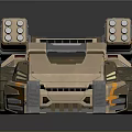 Self-made armed car modified car modified car chariot doomsday car self-made car self-made car modified car 3d model