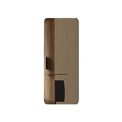 Modern Wooden Storage Cabinet With Minimalist Design 3d model