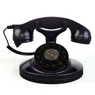 Telephone Wireless Telephone Wired Telephone Republic of China Telephone 3d model