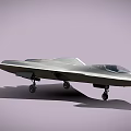 Modern Stealth Fighter Jet With Silver Body Dual Engines And Sharp Wings